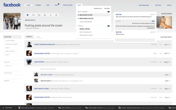 Facebook Facelift | Awesome | Was is hier eigentlich los?