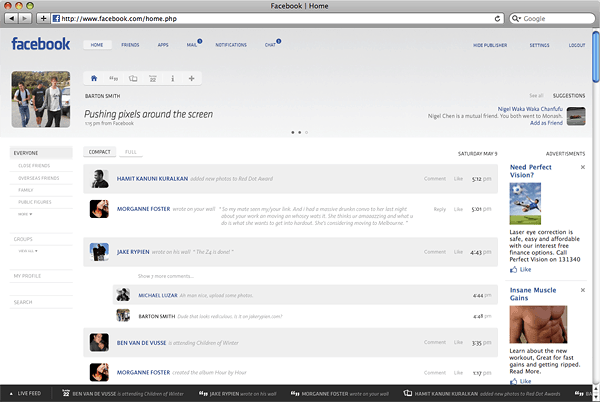 Facebook Facelift | Awesome | Was is hier eigentlich los?