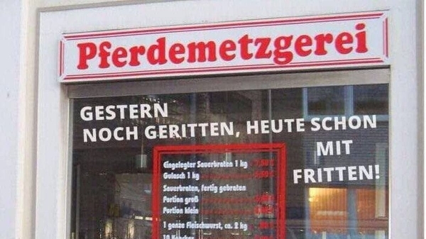 Gestern Noch Geritten Heute Schon Mit Fritten www.wihel.de