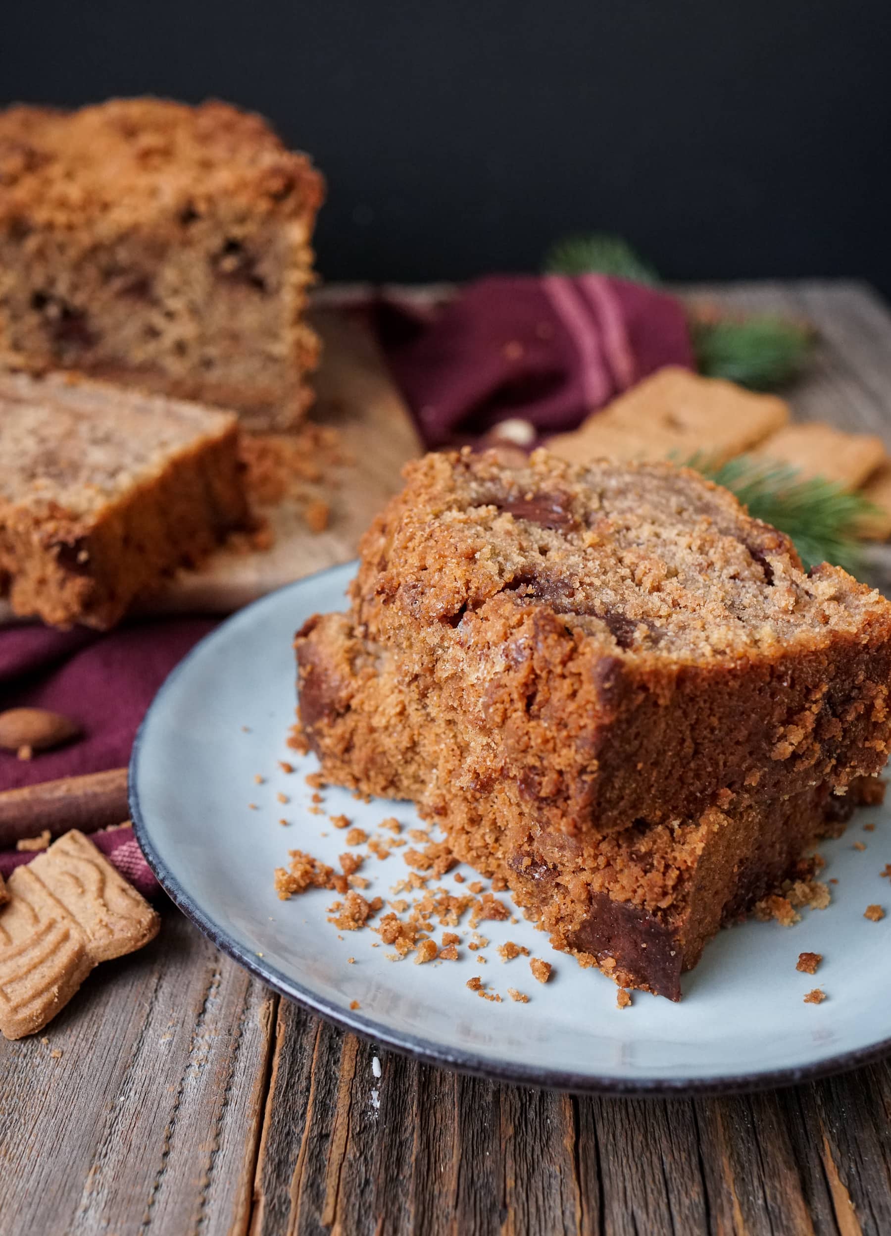 Spekulatius-Bananenbrot mit Schokolade - Was is hier eigentlich los