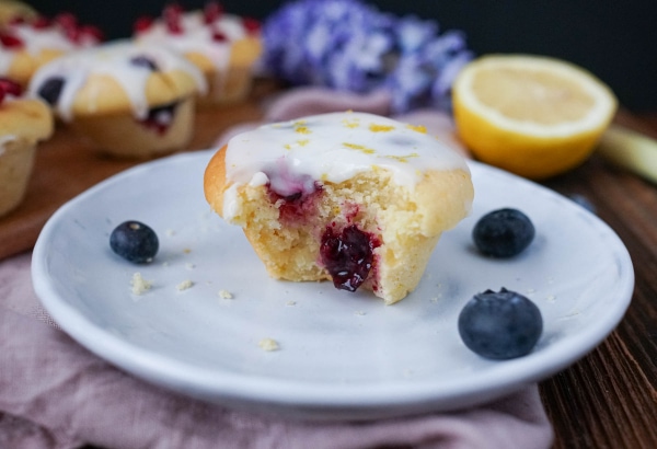 Zitronen-Joghurt-Muffins mit Blaubeeren - Was is hier eigentlich los