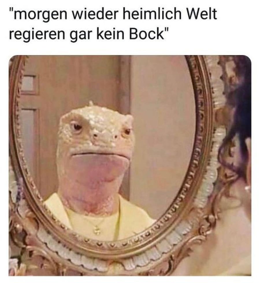 Auch Reptiloiden haben Montag | Lustiges | Was is hier eigentlich los?