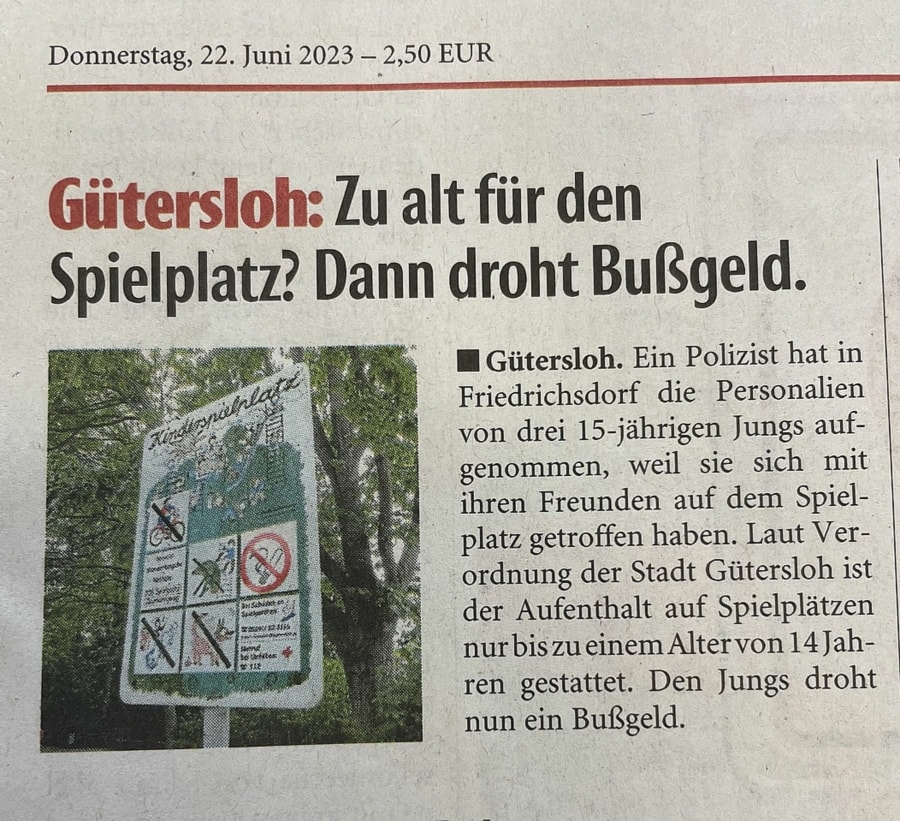 In G&uuml;tersloh herrscht noch Recht und Ordnung! | Awesome | Was is hier eigentlich los?