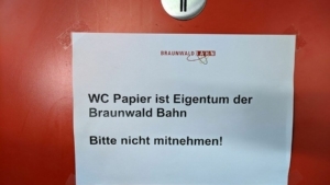 Ganz sch&ouml;n geizig sind die da bei der Braunwald Bahn | Lustiges | Was is hier eigentlich los?