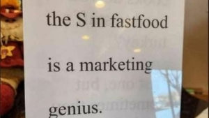 Das S in Fastfood steht f&uuml;r smart | Lustiges | Was is hier eigentlich los?
