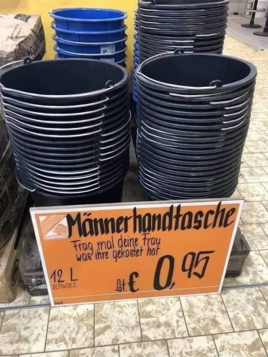 M&auml;nnerhandtasche | Lustiges | Was is hier eigentlich los?