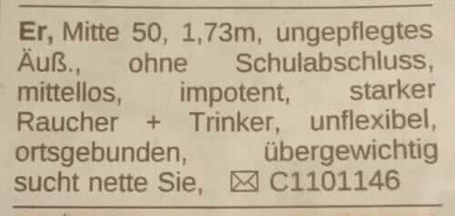 Wer f&uuml;hlt sich angesprochen? | Lustiges | Was is hier eigentlich los?