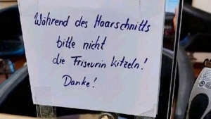 Denn Friseure d&uuml;rfen w&auml;hrend der Arbeitszeit nicht lachen! | Lustiges | Was is hier eigentlich los?