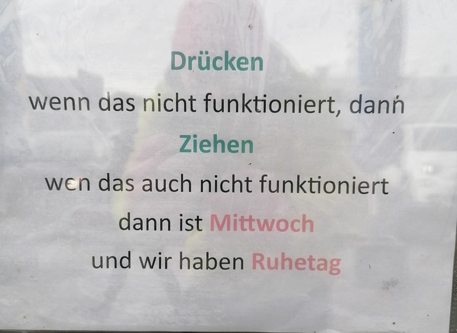 Mittwoch ist Ruhetag! | Lustiges | Was is hier eigentlich los?