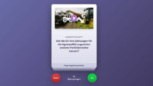 Der WahlSwiper zur Europa-Wahl | Was gelernt | Was is hier eigentlich los?