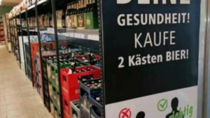 Immer zwei Bier-K&auml;sten kaufen. F&uuml;r die Gesundheit! | Lustiges | Was is hier eigentlich los?