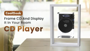 Ein durchsichtiger CD-Player: Der CoolGeek MusicFrame M1 See-Through CD Player | Gadgets | Was is hier eigentlich los?