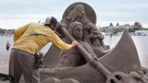 Der Sandburgen-Wettbewerb in St. Helen 2024 | Design/Kunst | Was is hier eigentlich los?