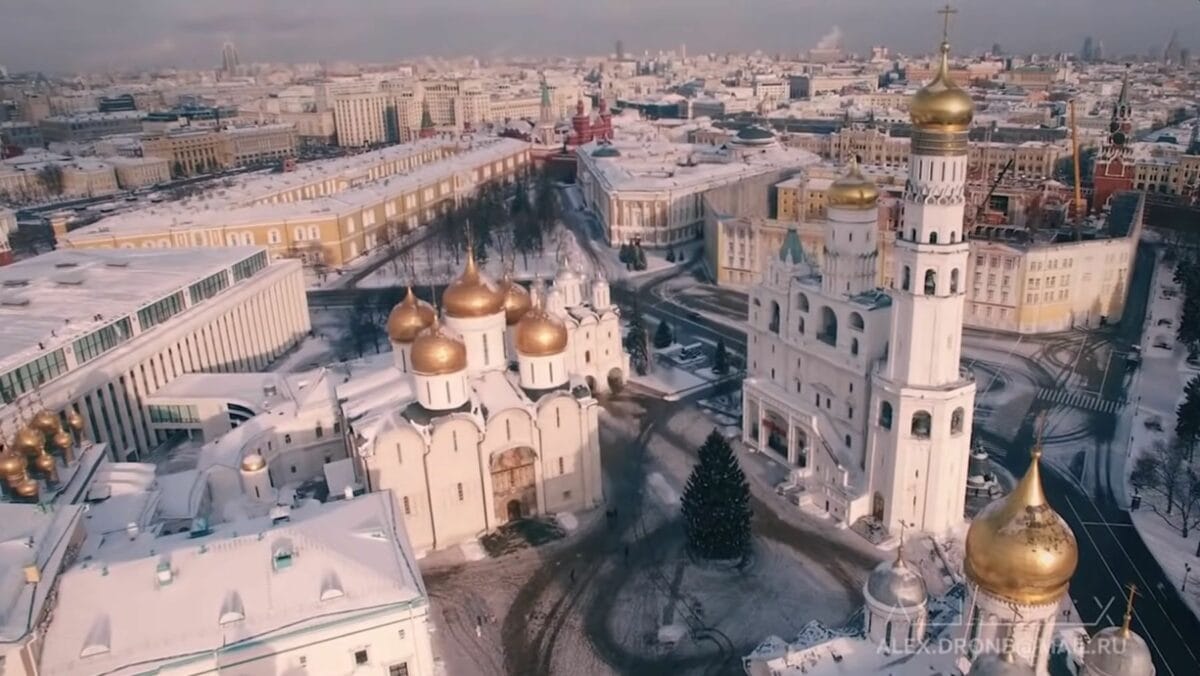 Schne Flug Kaliningrad Moskau Bildernull