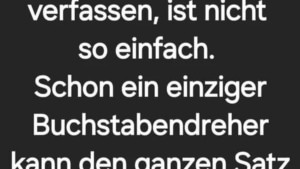 Immer diese verdammten Buchstabendreher | Lustiges | Was is hier eigentlich los?