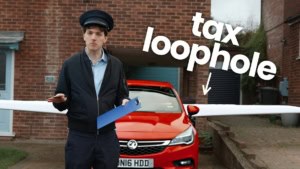 Mit Fl&uuml;gel am Auto Steuern sparen | Lustiges | Was is hier eigentlich los?