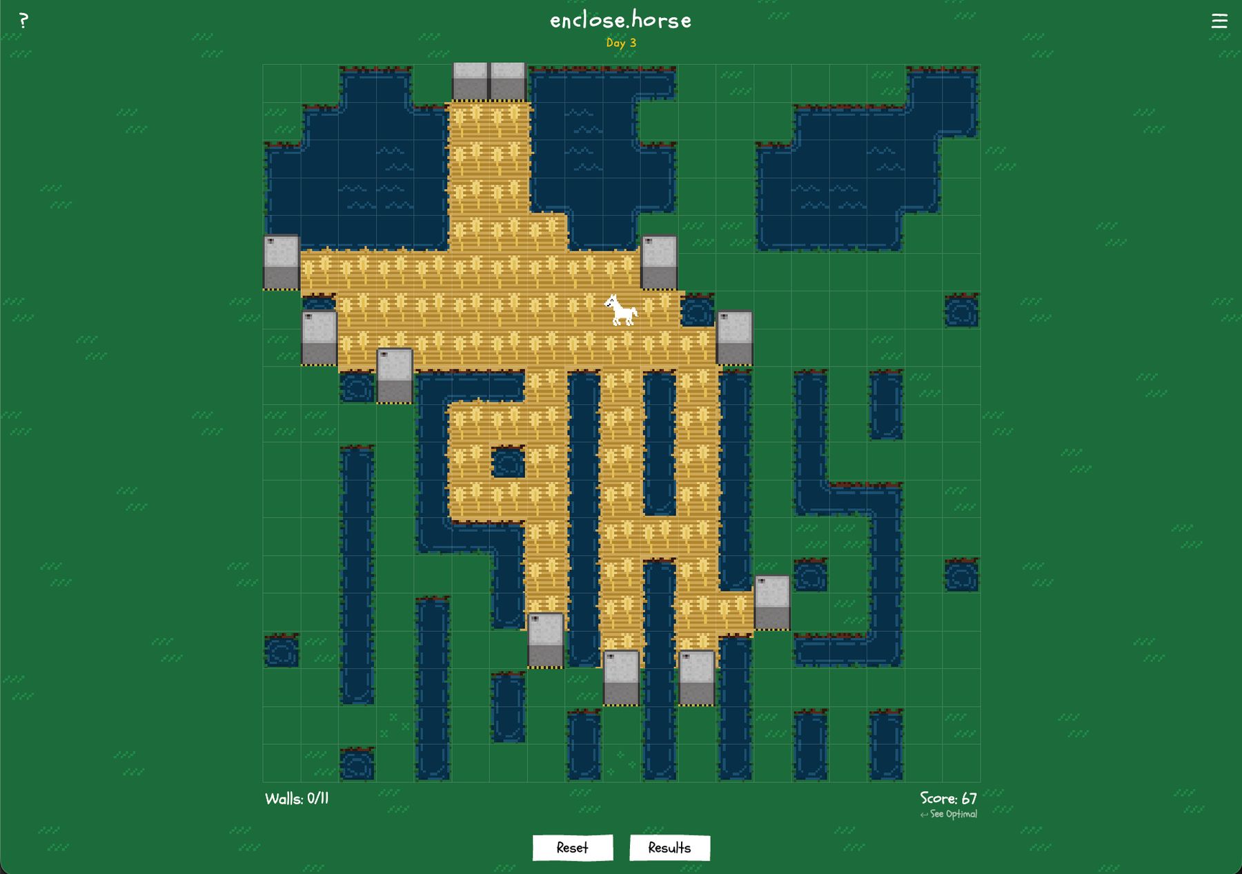 Nur ein weiteres R&auml;tsel-Spiel: Enclose.Horse | Games | Was is hier eigentlich los?