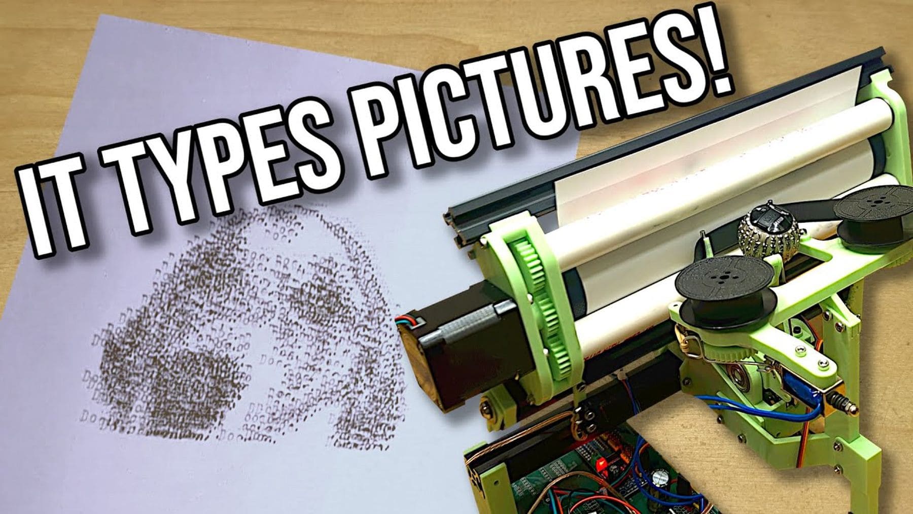 Eine Schreibmaschine aus dem 3D-Drucker | Gadgets | Was is hier eigentlich los? Eine Schreibmaschine aus dem 3D-Drucker | Gadgets | Was is hier eigentlich los?