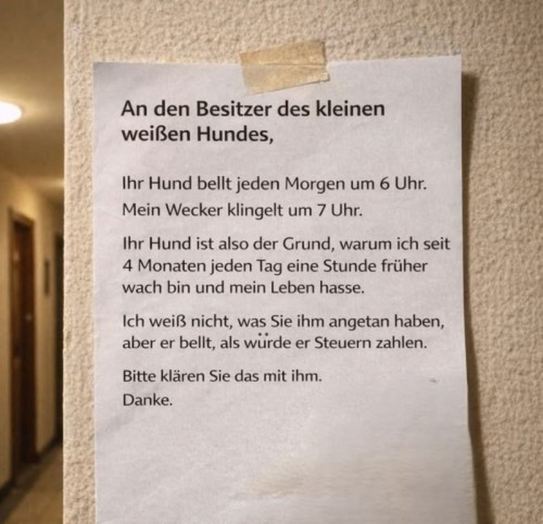 "... er bellt, als würde er Steuern zahlen" | Lustiges | Was is hier eigentlich los? "... er bellt, als würde er Steuern zahlen" | Lustiges | Was is hier eigentlich los?