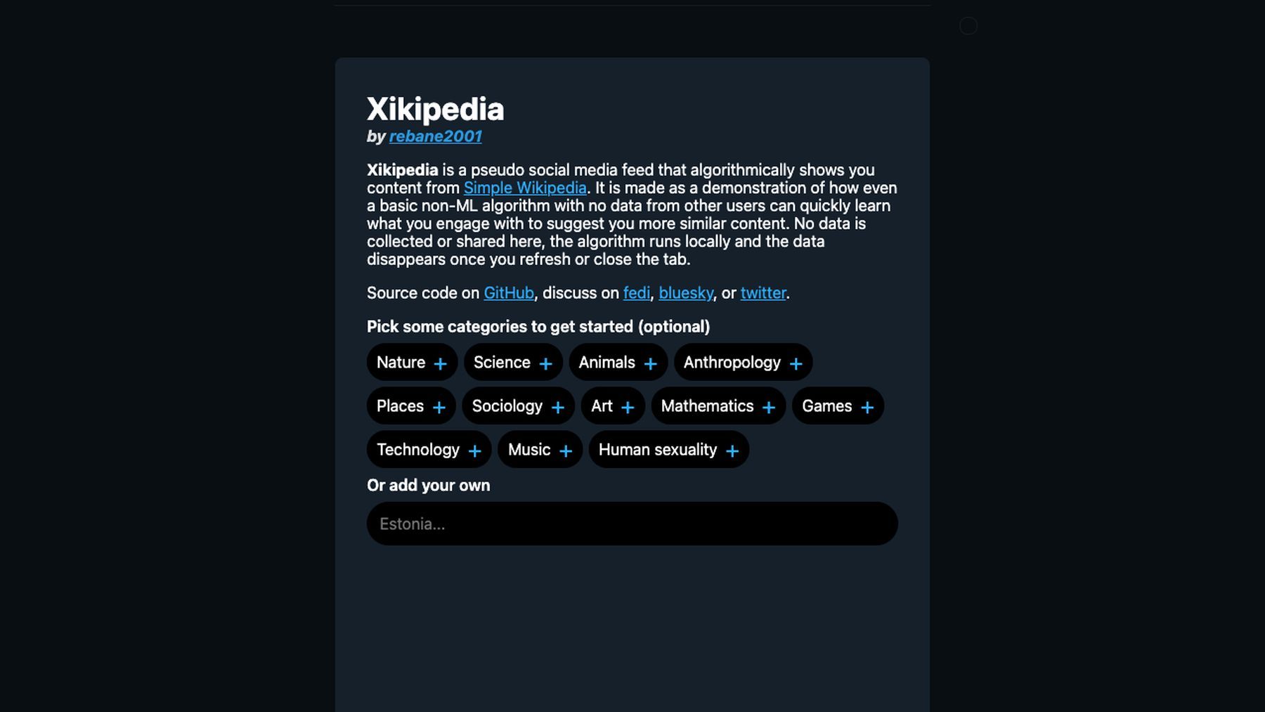 Wikipedia mit Domscrolling | Was gelernt | Was is hier eigentlich los?