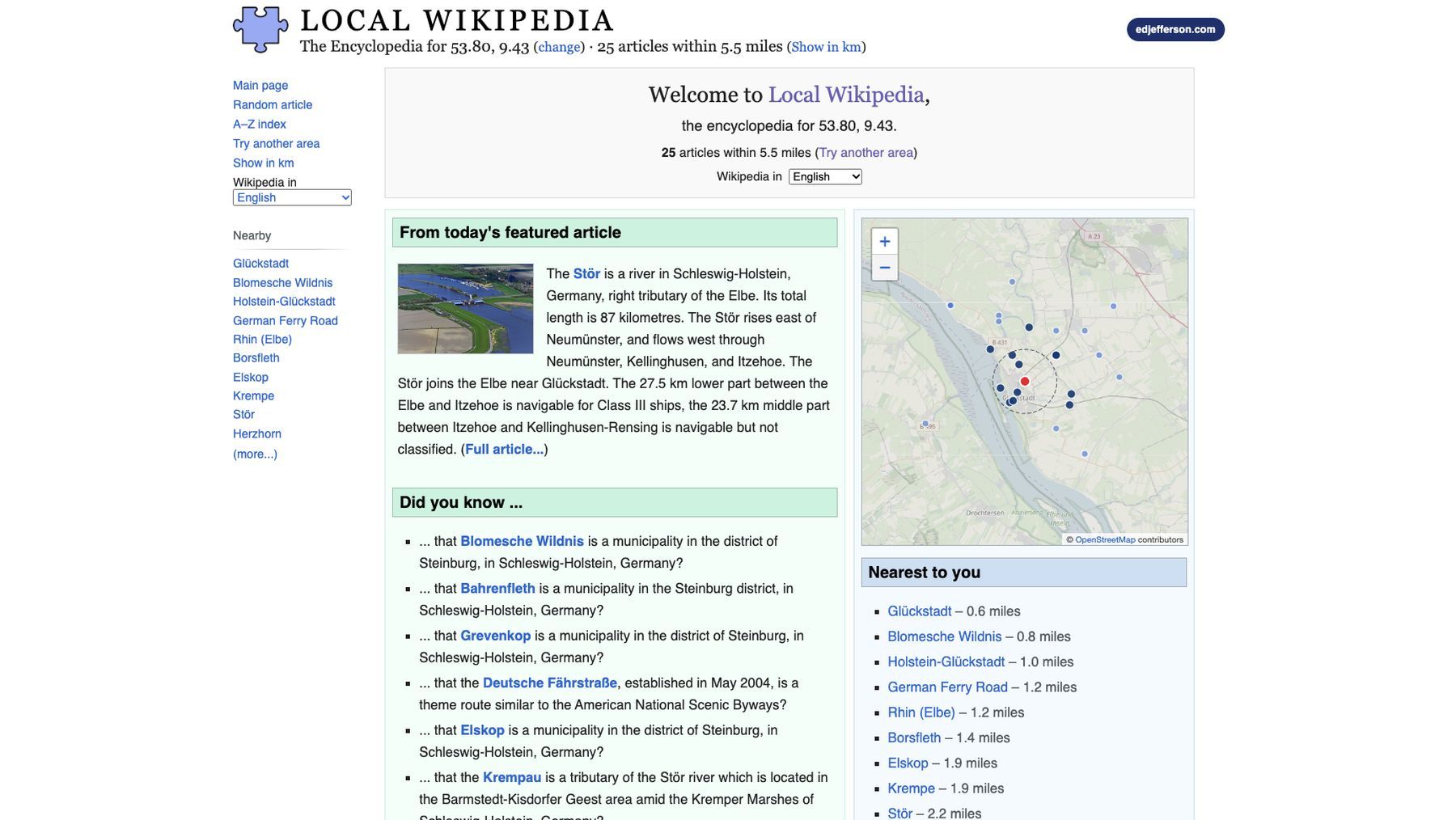 Local Wikipedia | Was gelernt | Was is hier eigentlich los? Local Wikipedia | Was gelernt | Was is hier eigentlich los?
