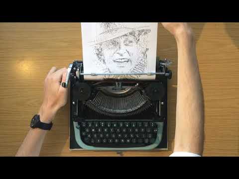 Schreibmaschinenkunst von James Cook | Design/Kunst | Was is hier eigentlich los?
